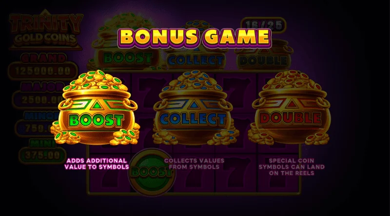 Trinity Gold Coins - Hold & Win mode